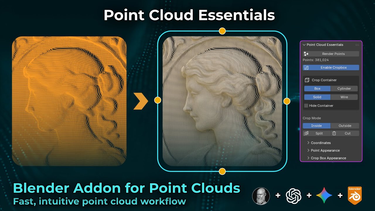 Blender Point Cloud Workflow: Easy & Intuitive | Point Cloud Essentials