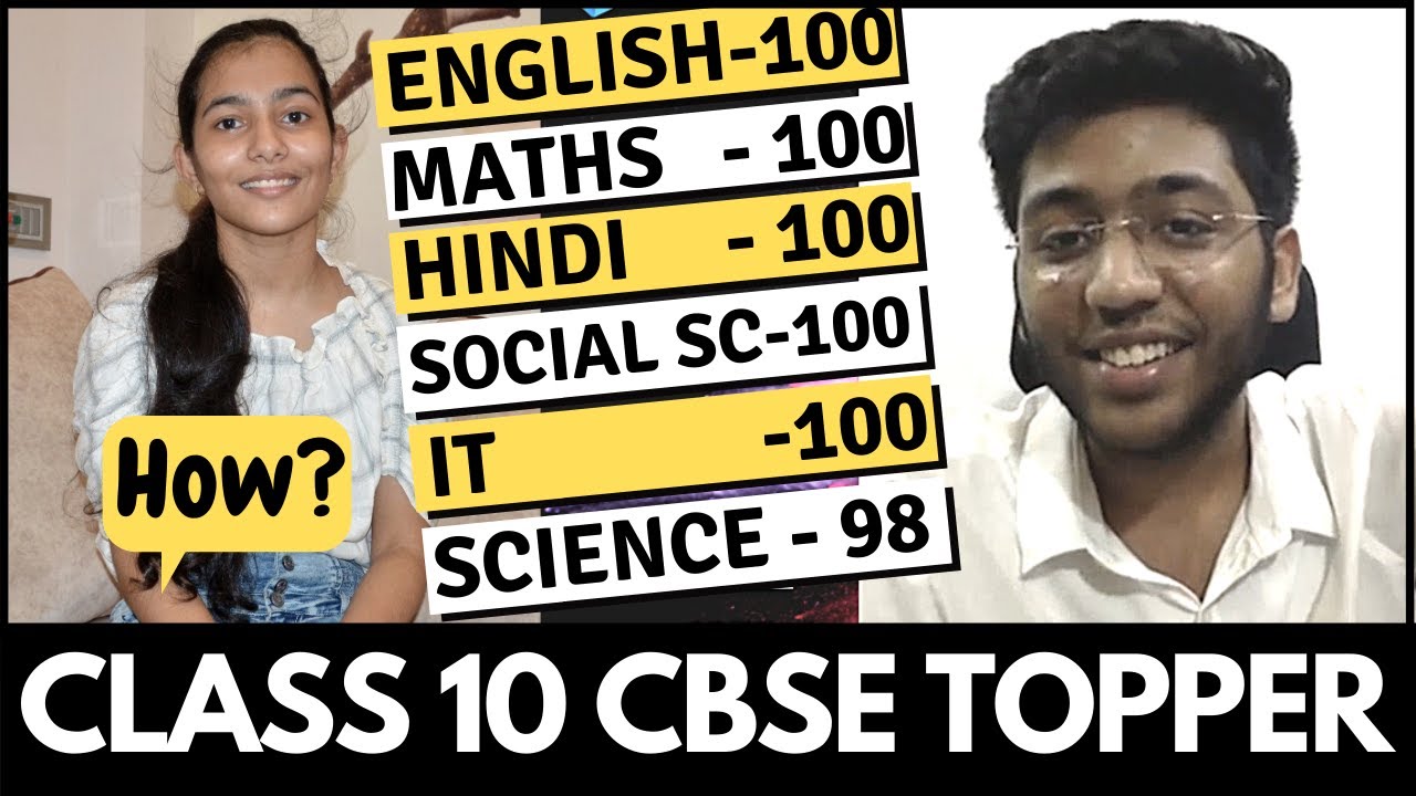 Class 10 CBSE 2020 Topper | Live Interview | How to become a topper ?