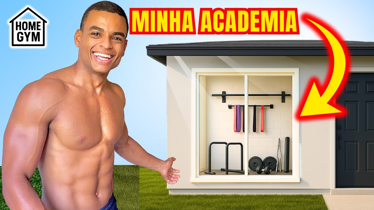 Todos os Equipamentos que Usei Pra Montar Minha Academia em Casa (e Colocar o Shape)
