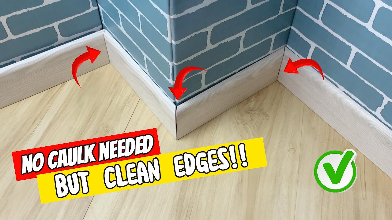 How to Get Clean Edges on LVP Flooring (No Caulk Required!)