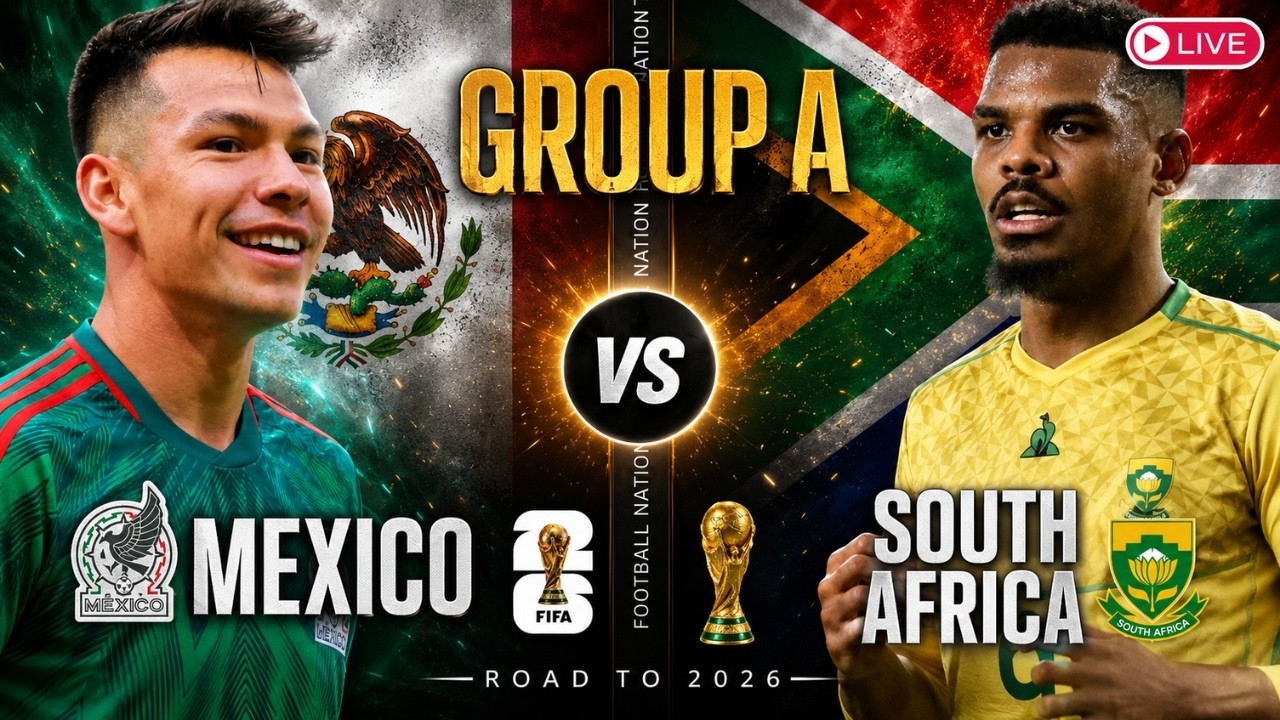 Mexico vs South Africa - 2026 FIFA World Cup - Group A - Live Stream Color Radio Broadcast