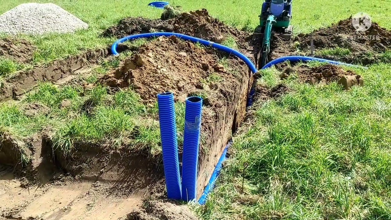 УШП и копка траншей под дренаж, воду, закладные