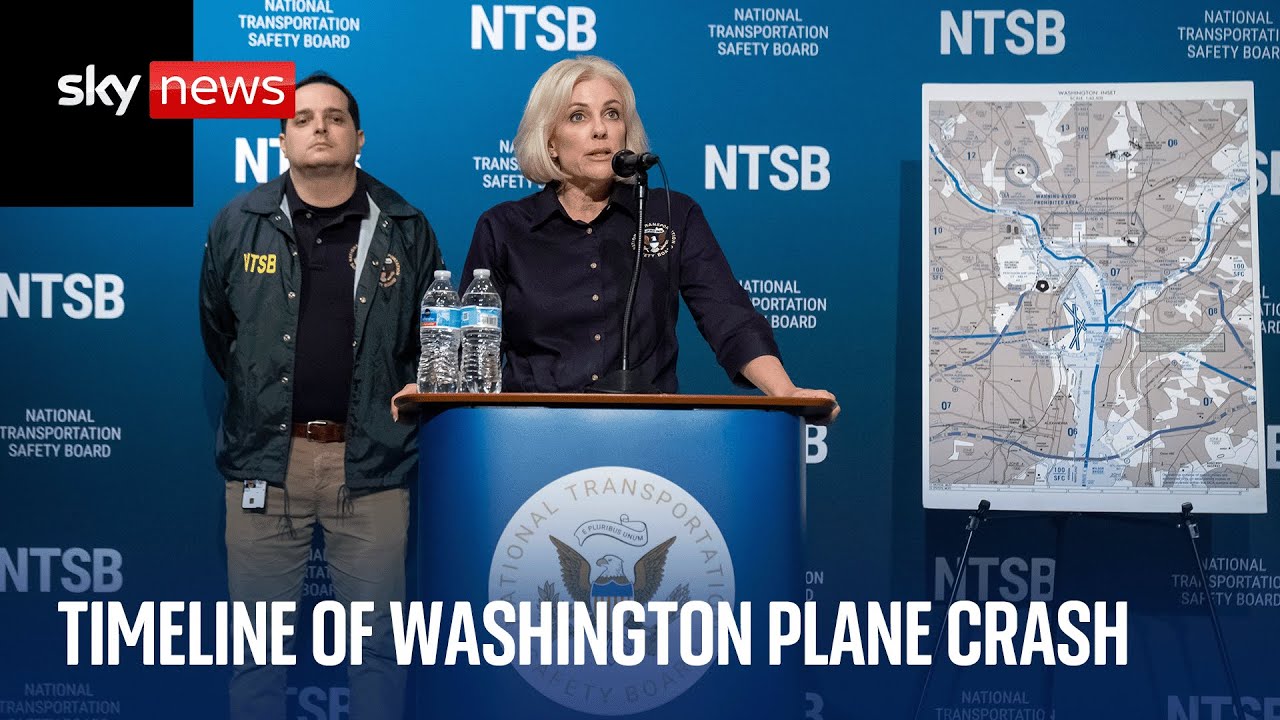 Washington plane crash: National Transportation Safety Board news conference