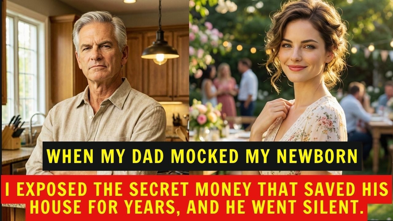 My Dad Mocked My Newborn, So I Exposed the Secret Money That Saved His House for Years