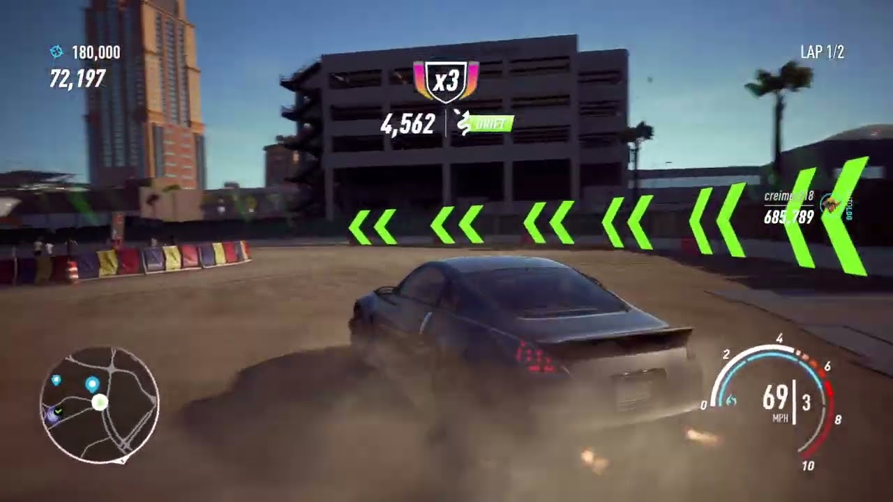 Need for Speed™ Payback Nissan 350z lv 399 Speedcross Sledgehammer Run