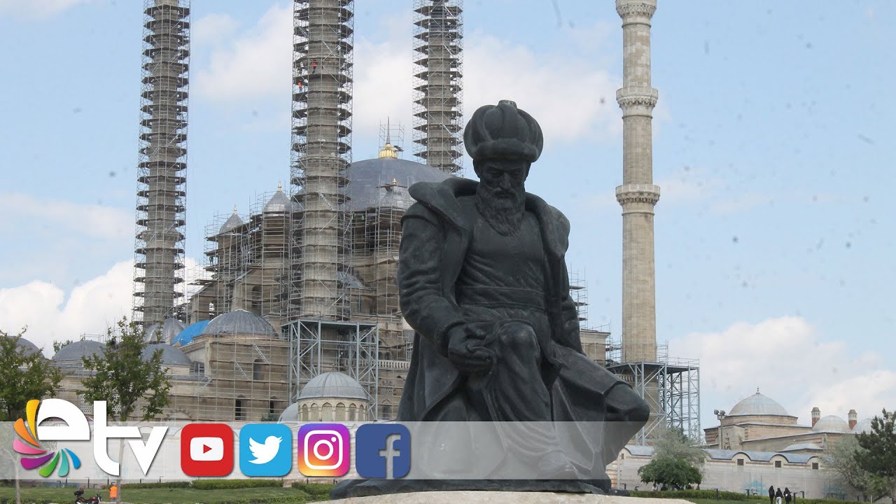 SELİMİYE CAMİİ'NDE RESTORASYON ÇALIŞMALARI SÜRÜYOR