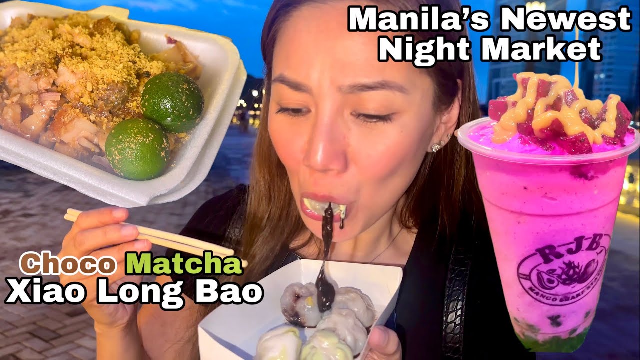Manila Night Market Street Food Tour | Cheap Eats at Pasig River Esplanade | ChocoLava Xiao Long Bao