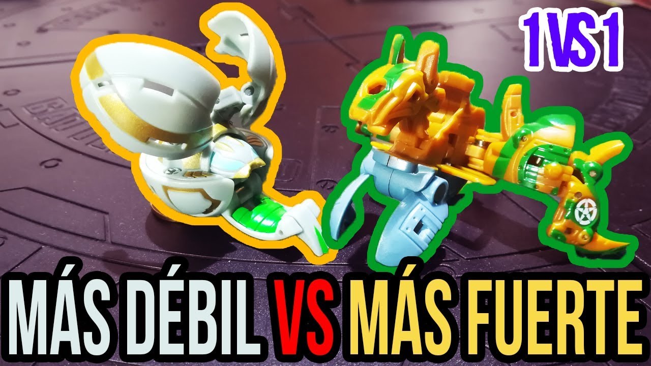 EL BAKUGAN MÁS DÉBIL VS EL MÁS FUERTE DE MI EQUIPO |Batalla Bakugan 1 vs 1|- [TuBakugan Es]