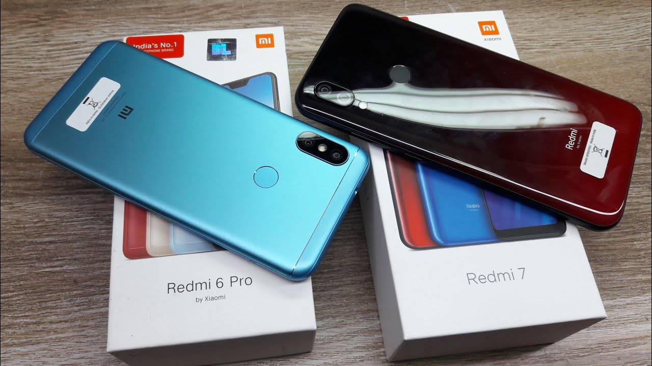 Redmi 7 vs Redmi 6 Pro Special Edition Blue Colour - Which Should You Buy ?
