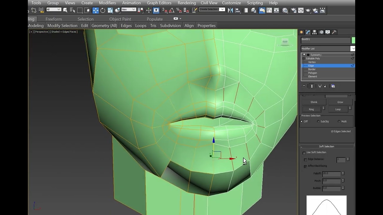 Head 3d Modeling From Box EP2