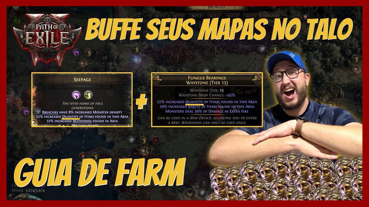 POE2 - GUIA DE FARM DE MAPAS NO ENDGAME (MAPAS BUFFADOS)