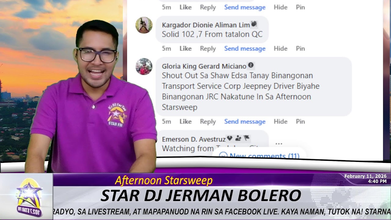 Afternoon Starsweep  | 𝐒𝐭𝐚𝐫 𝐃𝐉 Jerman Bolero | 𝐅𝐞𝐛𝐫𝐮𝐚𝐫𝐲 11, 𝟐𝟎𝟐𝟔