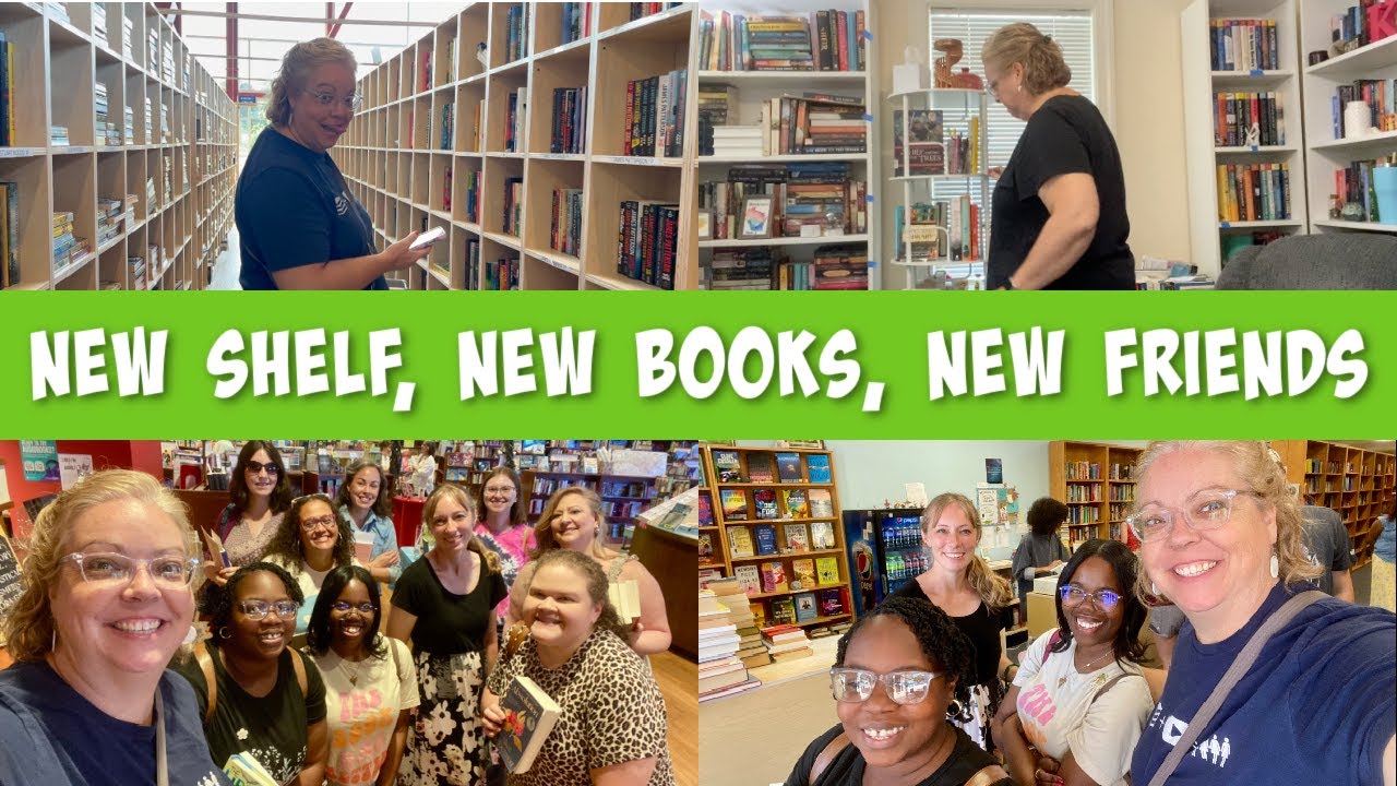new bookshelf, a meetup, and some bookstore hopping in Raleigh || A summer weekend for the books 📚