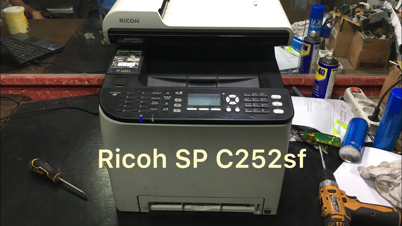 Ricoh SP C252sf Upper Misfeed Jam / مكنة ريكو ٢٥٢ جزء مكسور من السخان