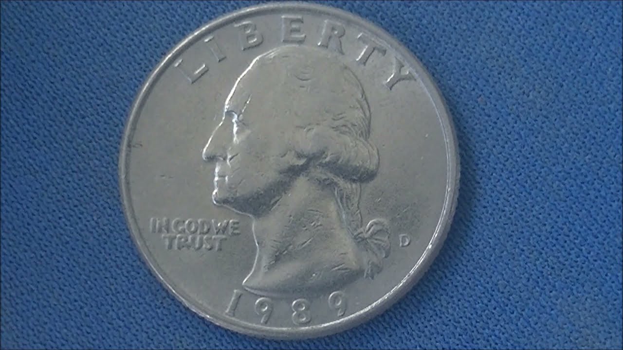 1989 D Die chip Error WASHINGTON QUARTER