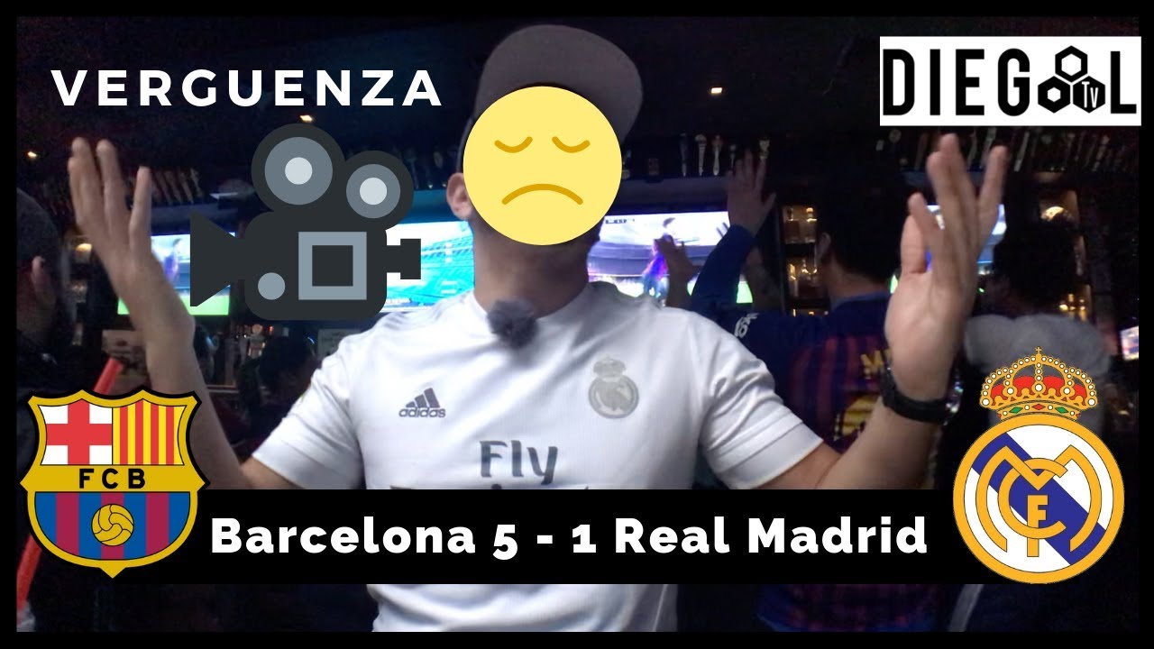 MADRIDISTA en NUEVA YORK | Reacción BARCELONA 5 REAL MADRID 1 | DIEGOLTV reacción  | DIEGOL TV
