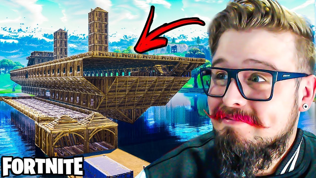 FIZEMOS O MAIOR NAVIO DO FORTNITE NO MODO PARQUINHO (Fortnite Battle Royale)