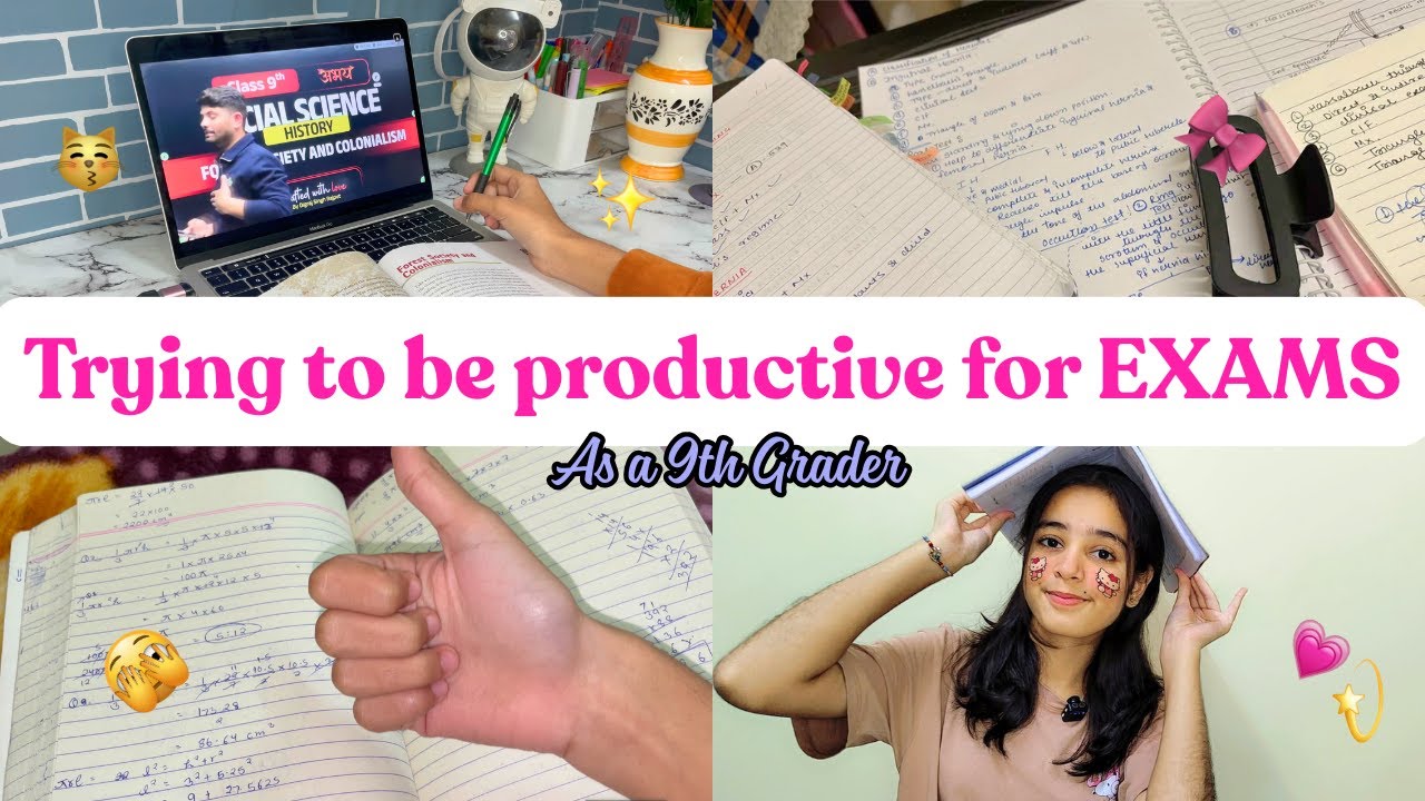 A Calm & Productive Study Day as a CBSE Class 9th Grader ✨