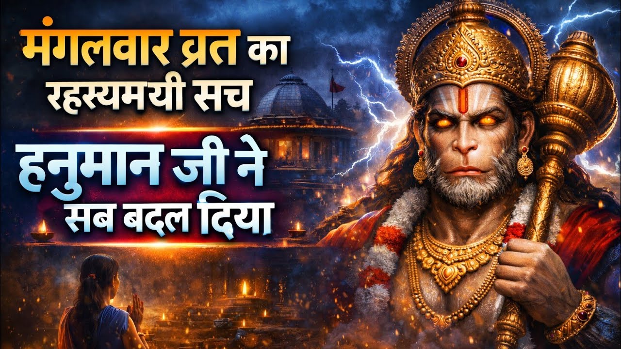 मंगलवार व्रत कथा 2026 हनुमान जी की चमत्कारी कथा संपूर्ण विधि और फल🙏| Mangalvar Vrat Katha #trending