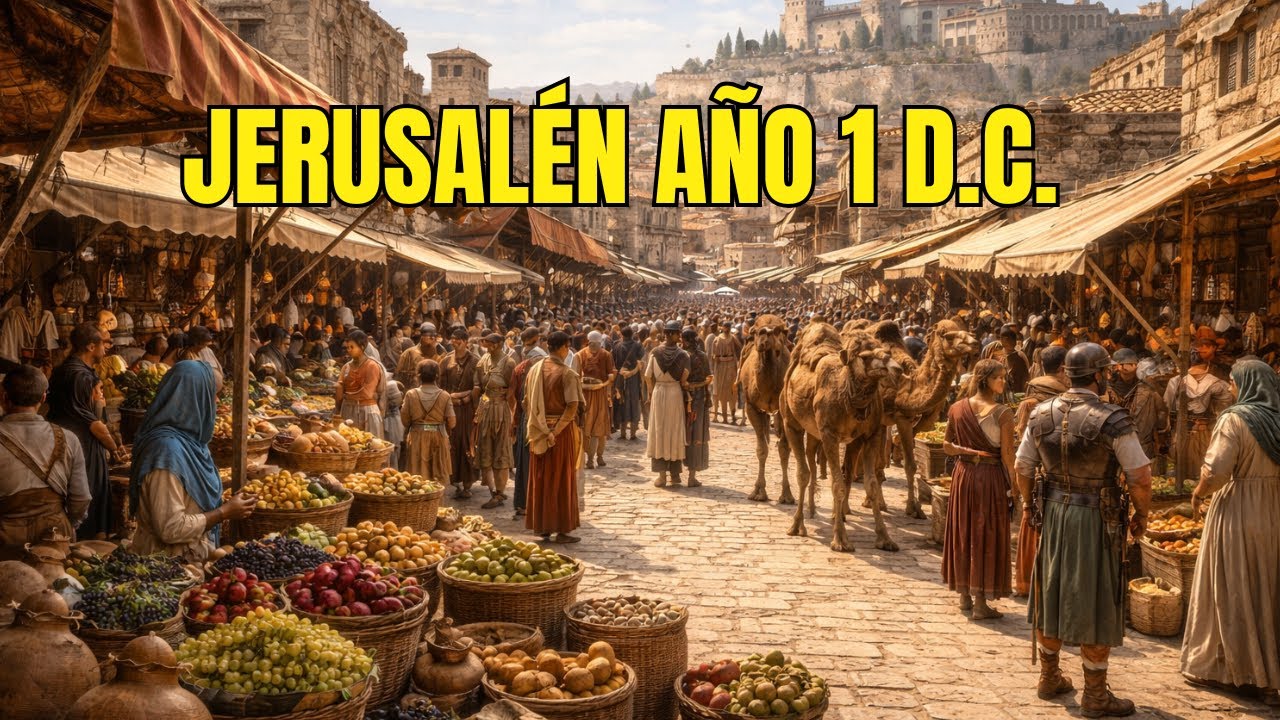 Así Era Vivir En Jerusalén En Tiempos De Jesús | Año 1 D.C. (Con Ia)