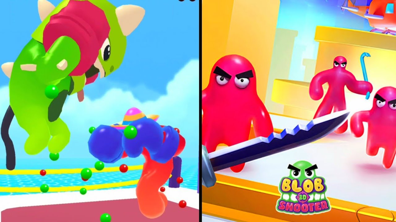 🔥 Join Blob Clash 3D vs Blob Shooters 3D | Hard Level Challange | Full Gameplay 🔥🎮