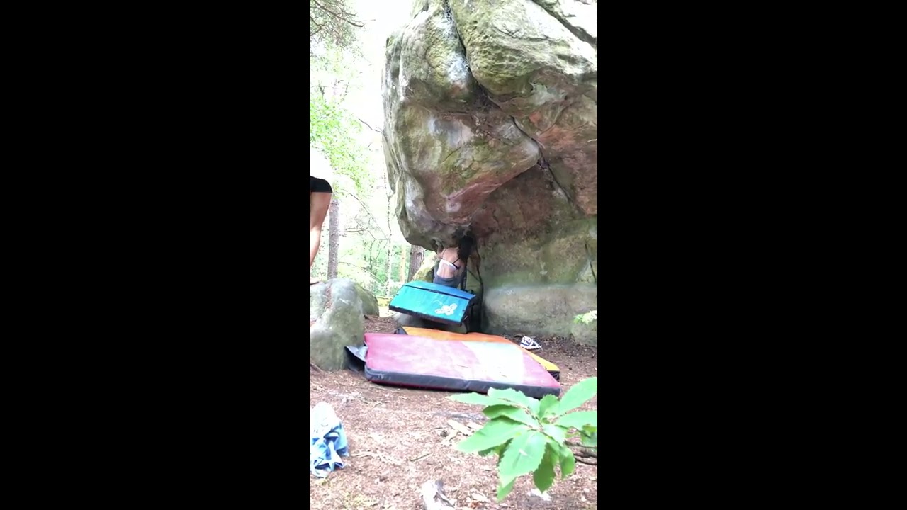 Coup de force 7C Fontainebleau