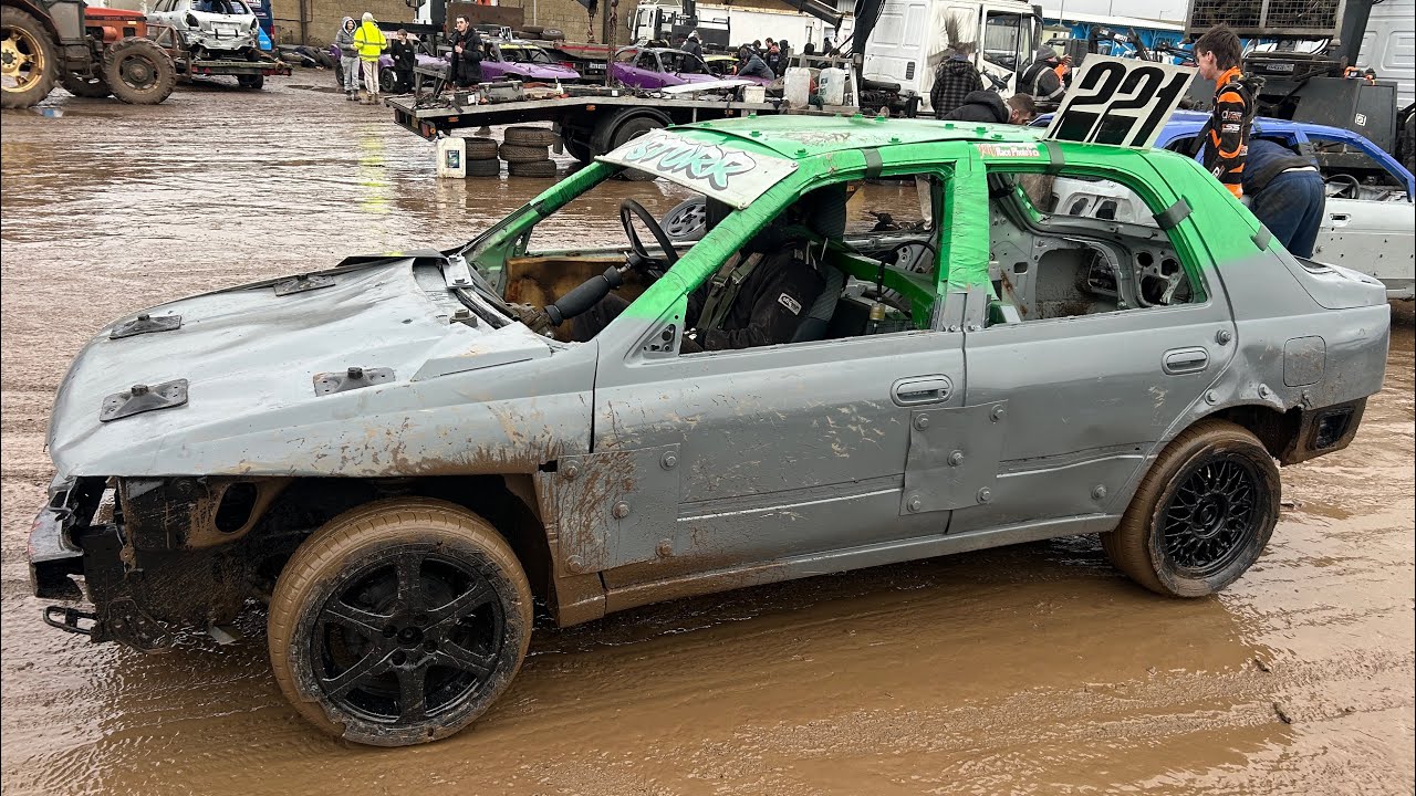 Pre 96 1600cc Bangers Icebreaker 2026! Heat 1 Kings Lynn Adrian Flux Arena 01/02/26. 