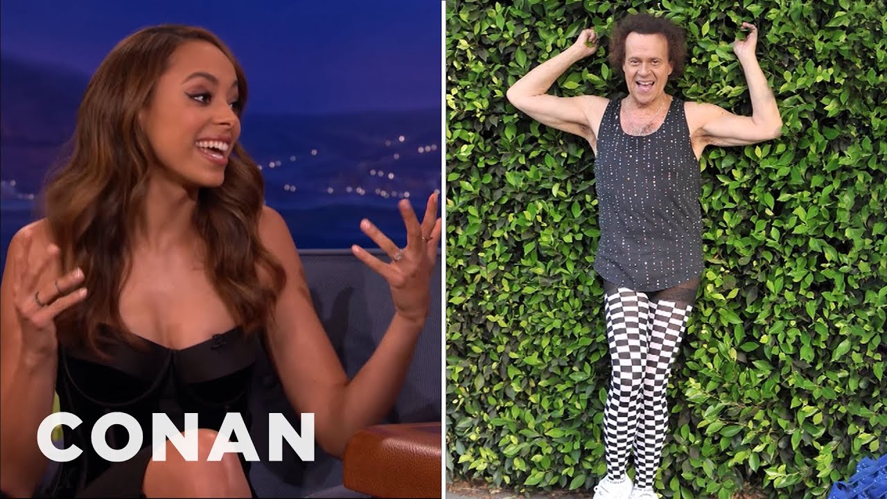 Amber Stevens Takes Richard Simmons' Workout Class | CONAN on TBS