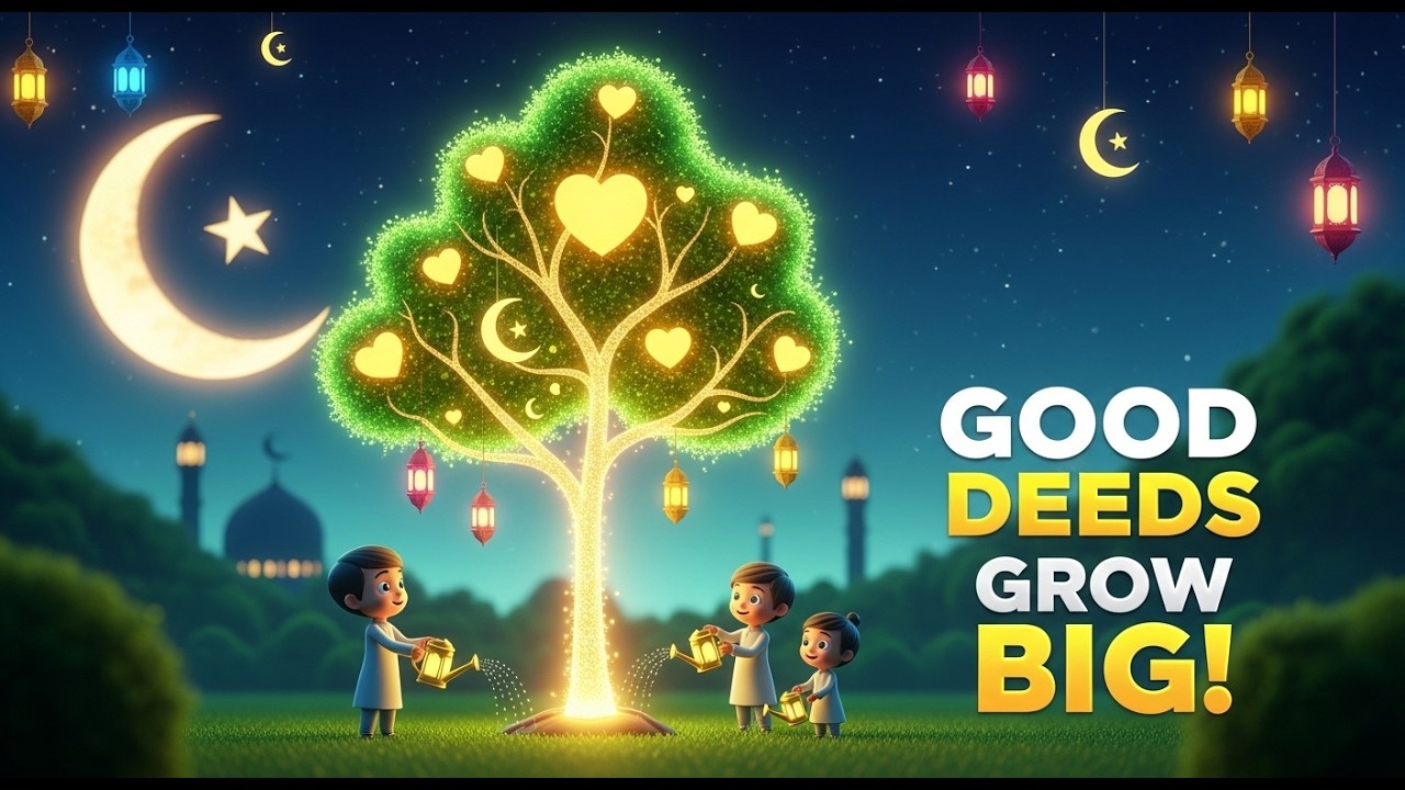 Good Deeds Grow Big in Ramadan 🌱💛 | A Beautiful Ramadan Lesson for Kids