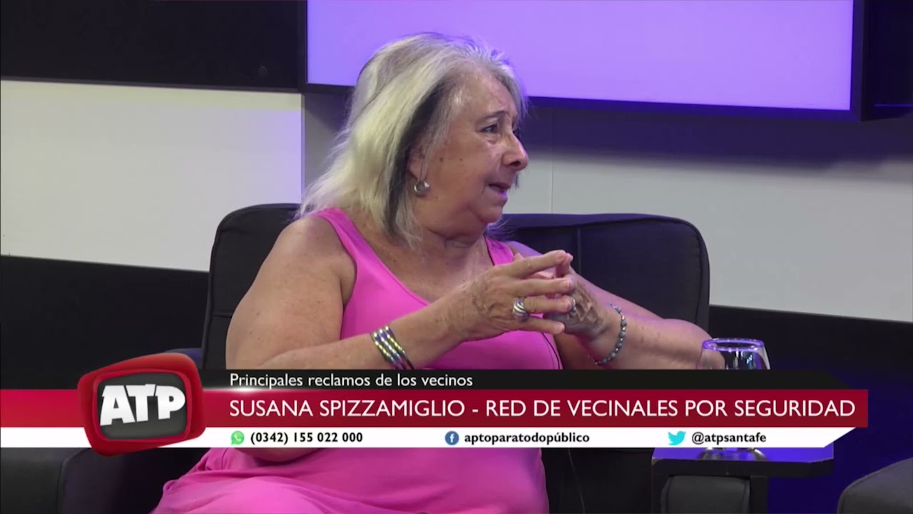 Susana Spizzamiglio - Red de Vecinales por la Seguridad y Pta. de la vecinal Fomento 9 de Julio
