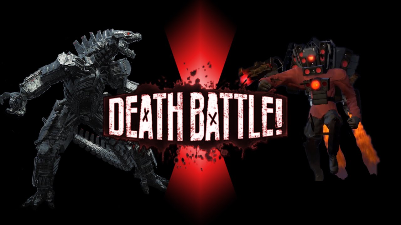 Mecha Godzilla vs Titan Speaker Man