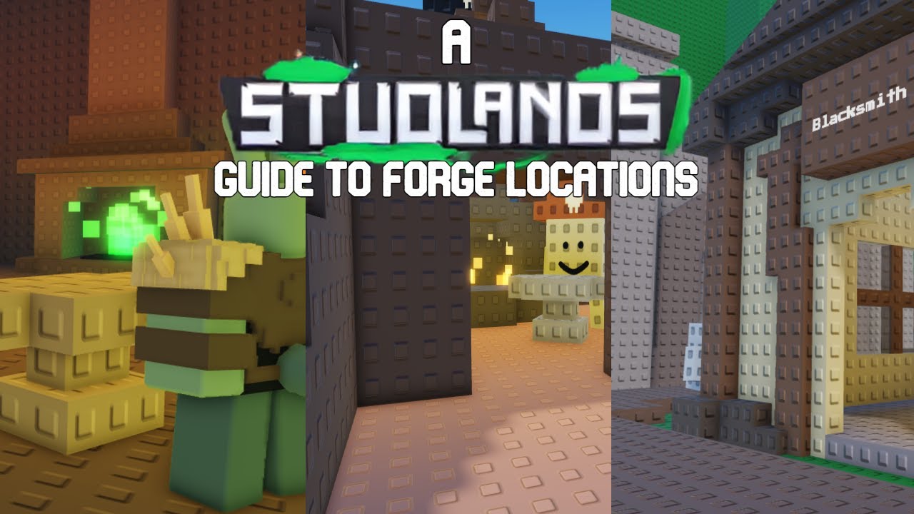 All Crafting Locations! | Studlands