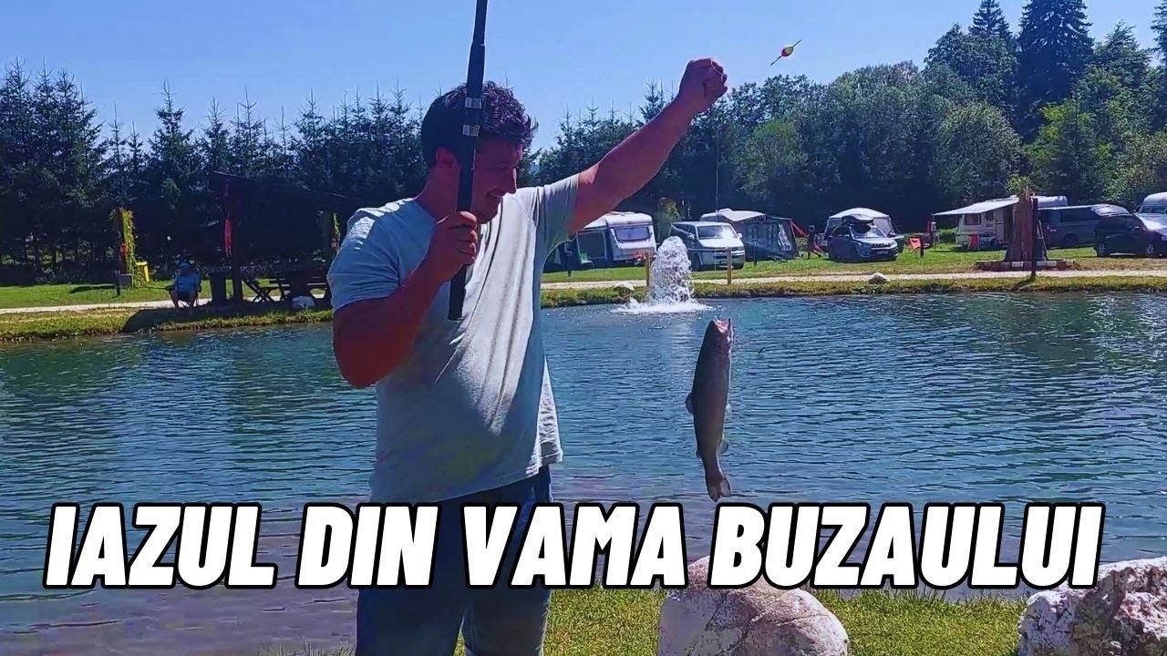 Pescuim în Iazul din Vamă. Cât păstrăv am prins?