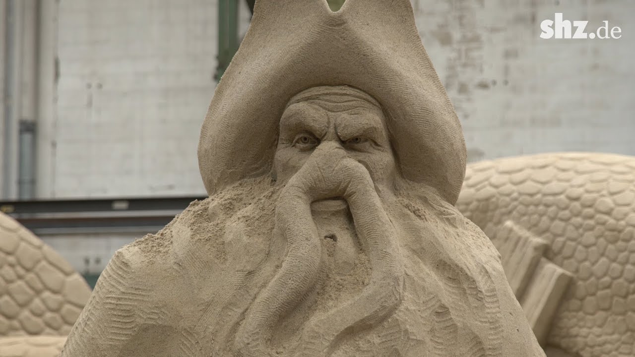 Aus Sand gebaut: Sandskulpturen-Festival in Travemünde