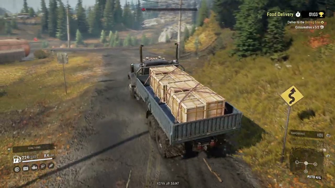 Snow Runner Food Delivery(Money farm option)