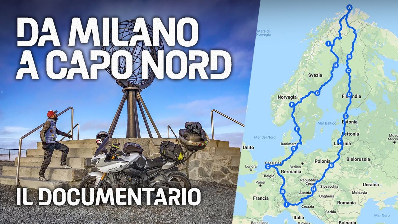 IL MIO VIAGGIO DA MILANO A CAPO NORD, in moto, in solitaria.