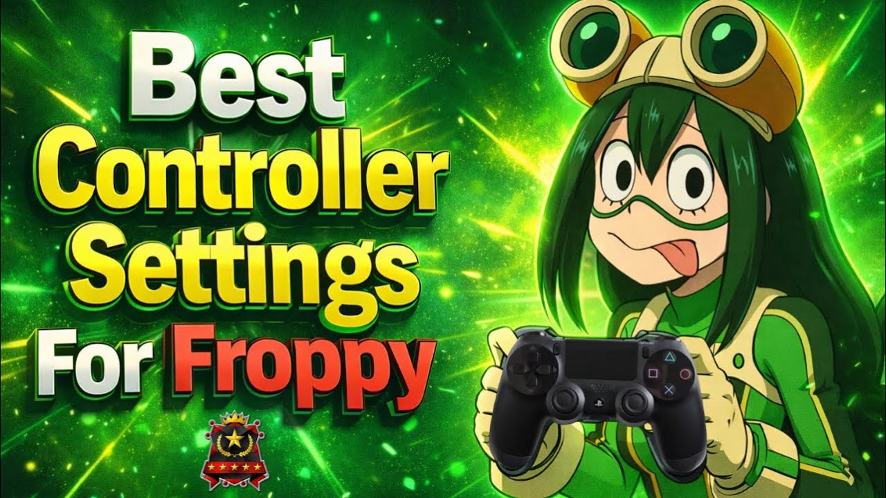 *BEST* Controller SETTINGS for Froppy 🔥 | My Hero Ultra Rumble