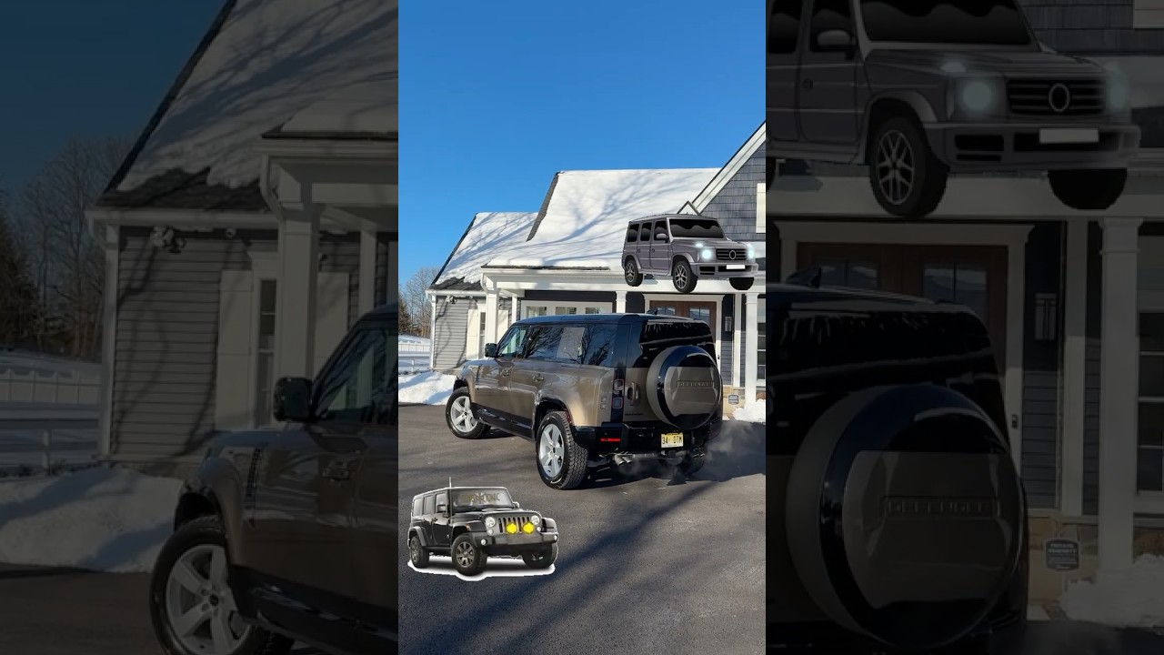 Ready to dump your old Jeep? The 2026 #LandRoverDefender is a worthy upgrade and you can get a V8!