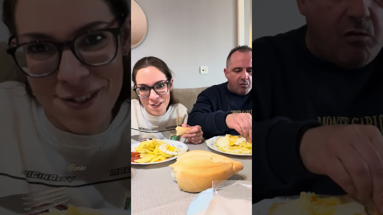 Comiendo juntos - PATATAS FRITAS CON HUEVO