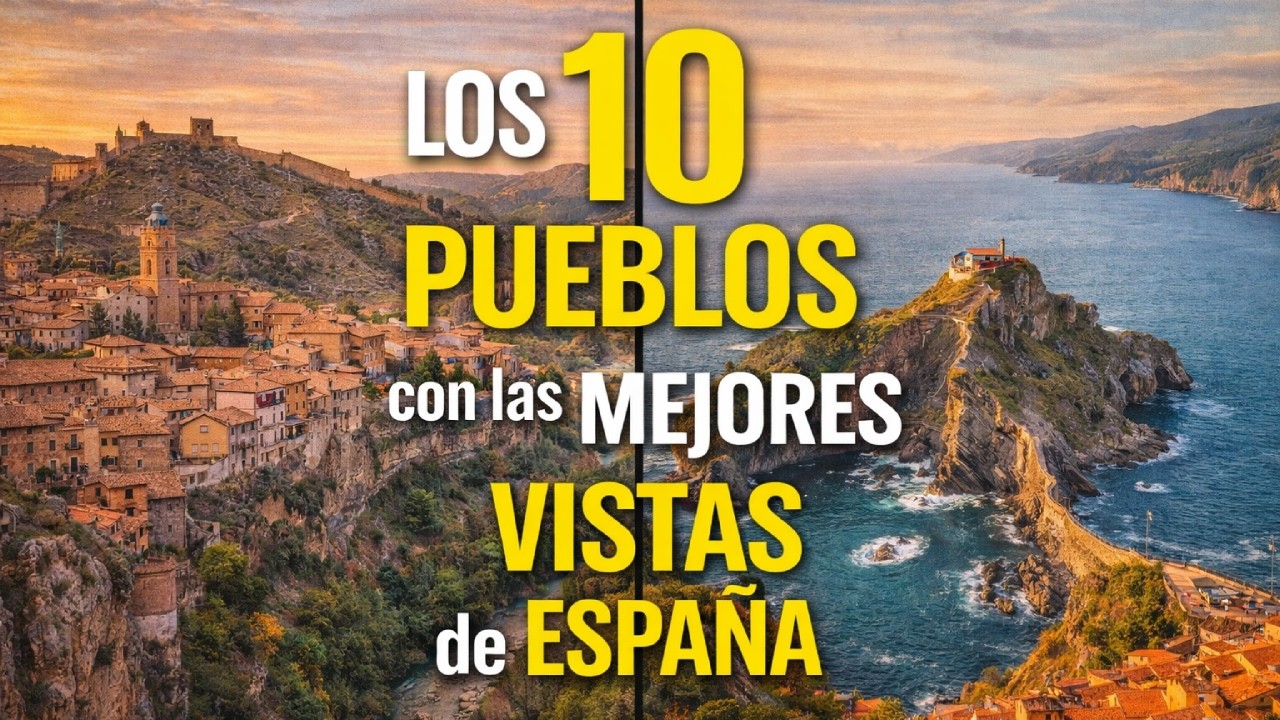 Los 10 Pueblos con las MEJORES Vistas de España 😱🏔️🌊