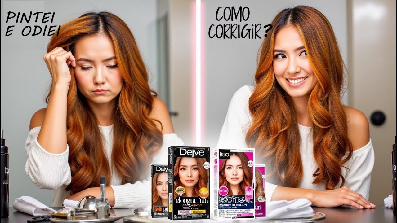 Pintei o Cabelo e ODIEI! 😱 Posso Pintar de Novo? Descubra a Solução! 🎨✨