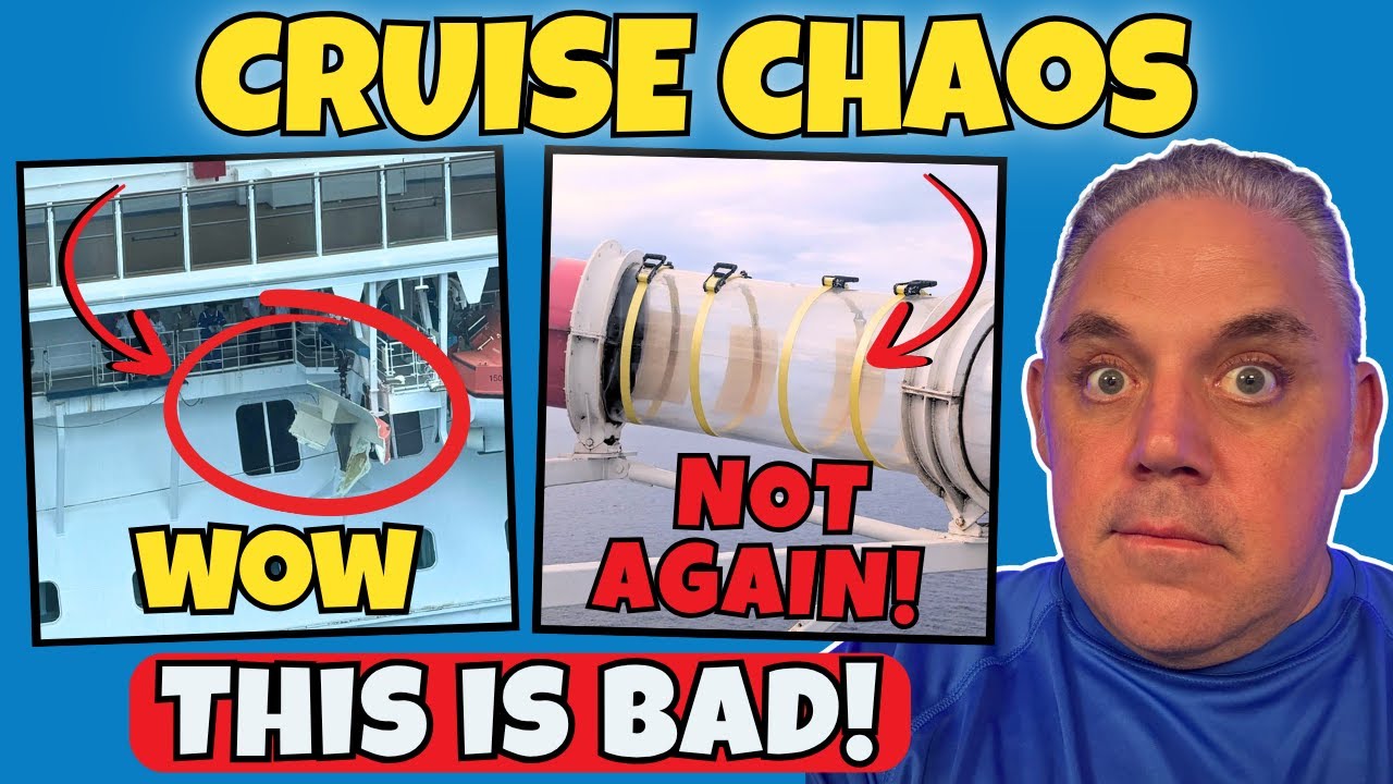 Cruise CHAOS: Carnival Lifeboat Falls Into the Water in Cozumel!