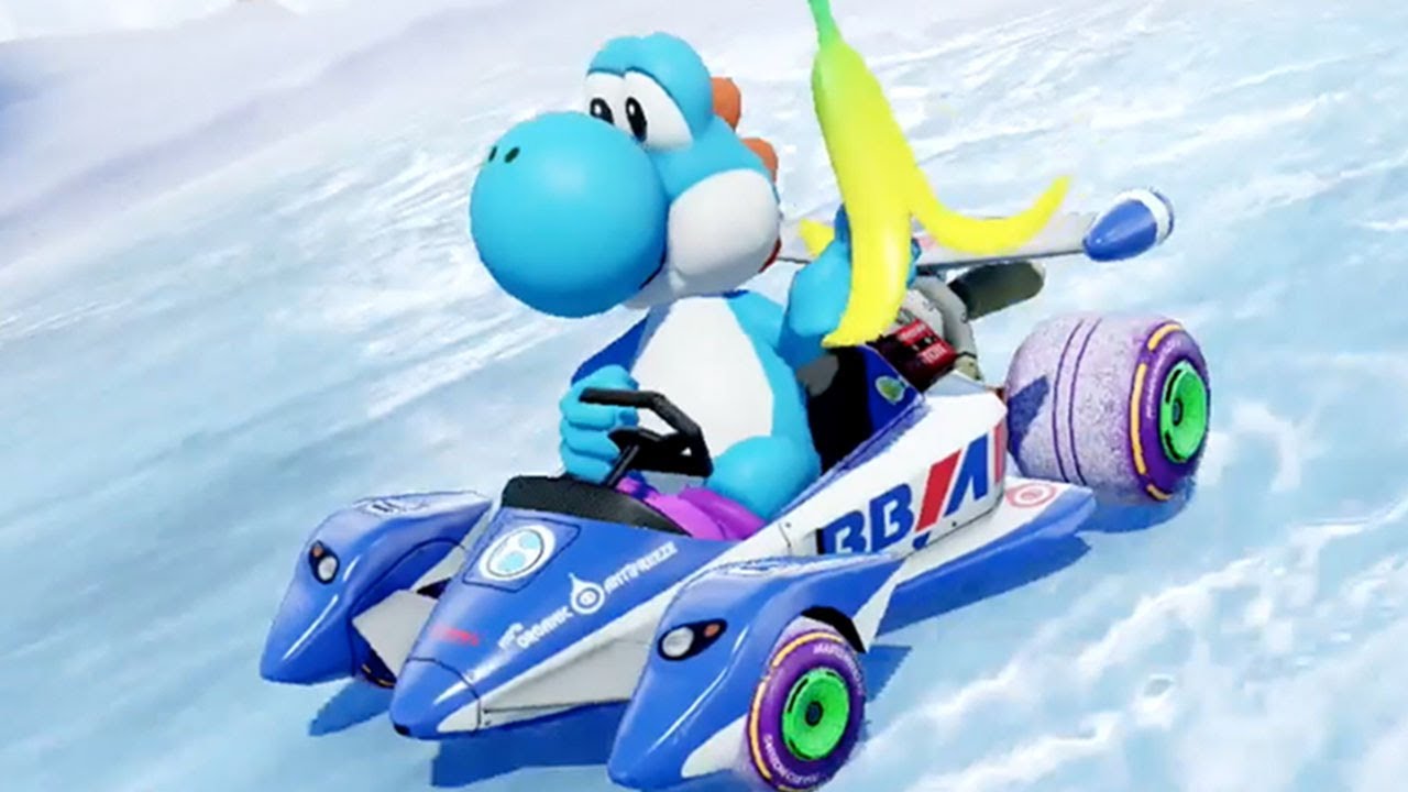 Mario Kart 8 Deluxe - Star Cup 100cc - Light-blue Yoshi Gameplay | MarioGamers
