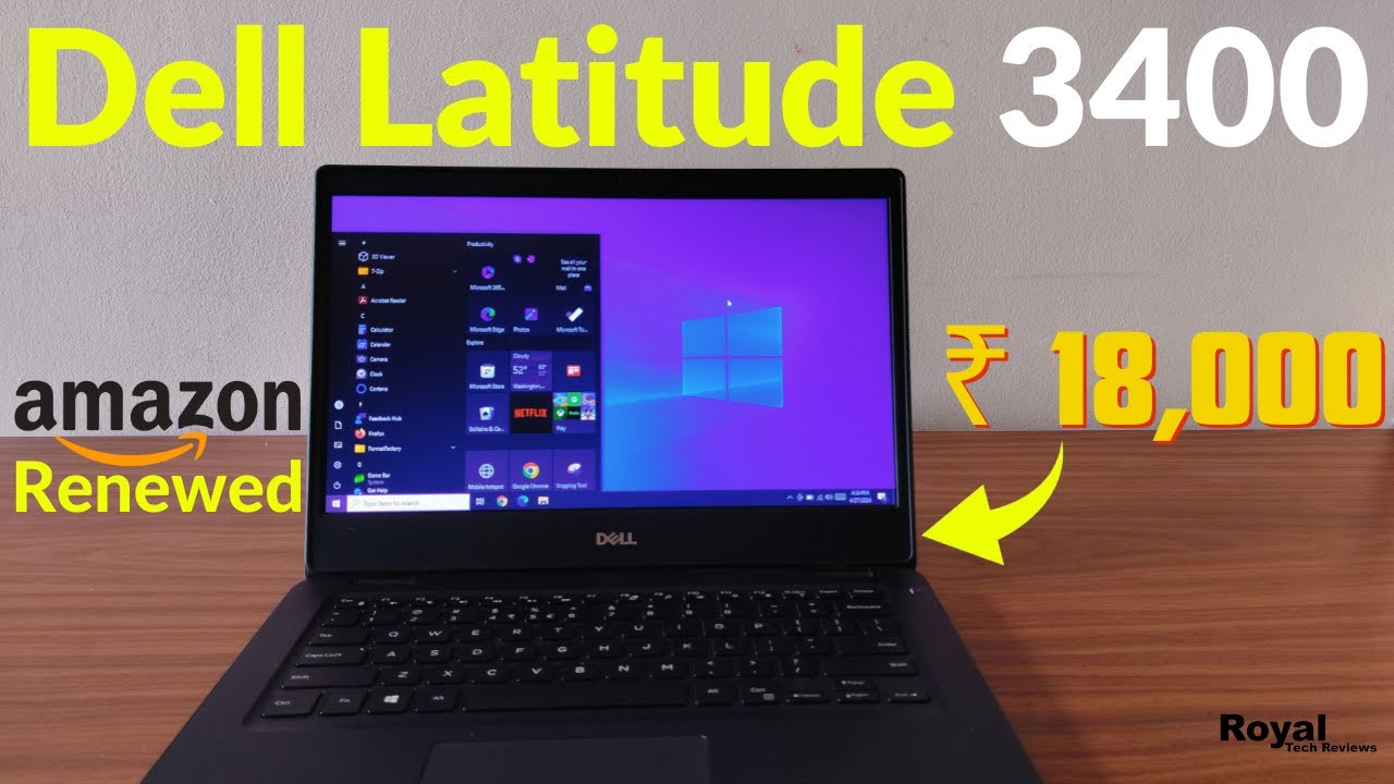 🔥 Budget Student Laptop ? Dell Latitude 3400 Unboxing & Impressions ||⚡ Amazon Renewed 🔥