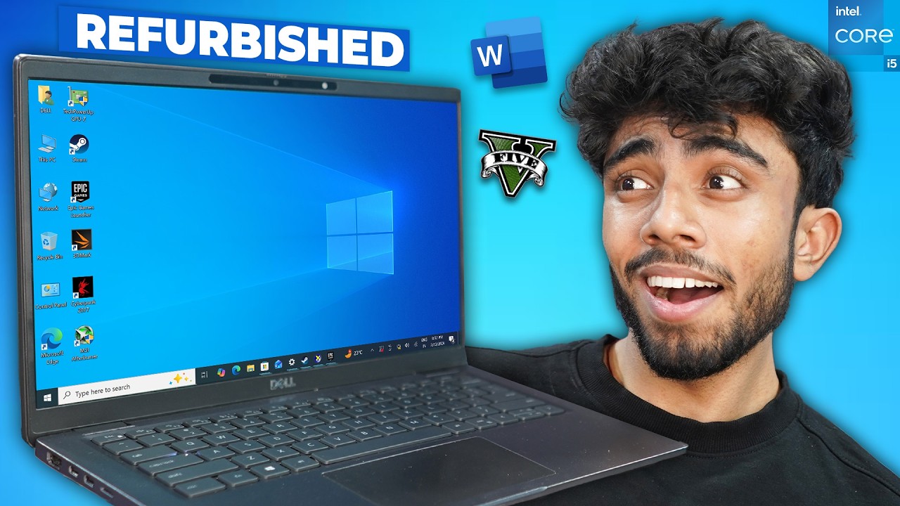 I Bought Refurbished Laptop!🔥Gaming & Editing Test - Low Budget Beast Power?
