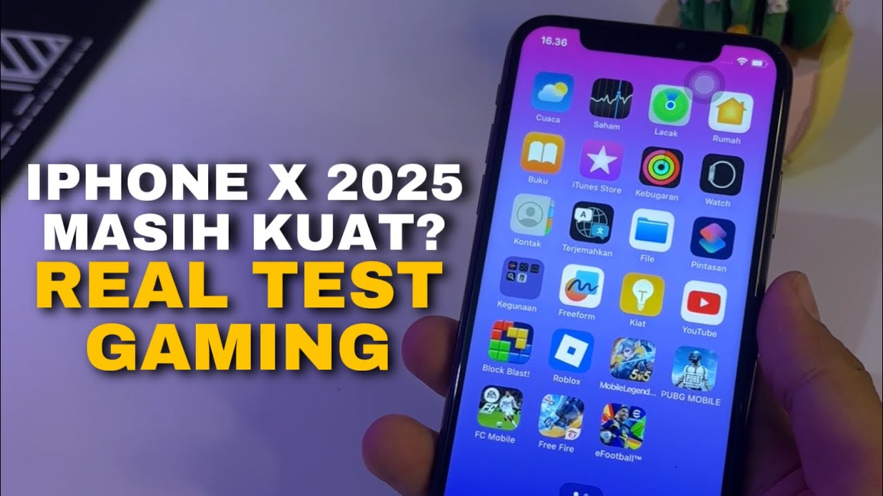 Pengalaman pake iPhone X di 2025: Masih Kuat Buat Gaming Berat? (REAL TEST ML PUBG GAME BERAT)