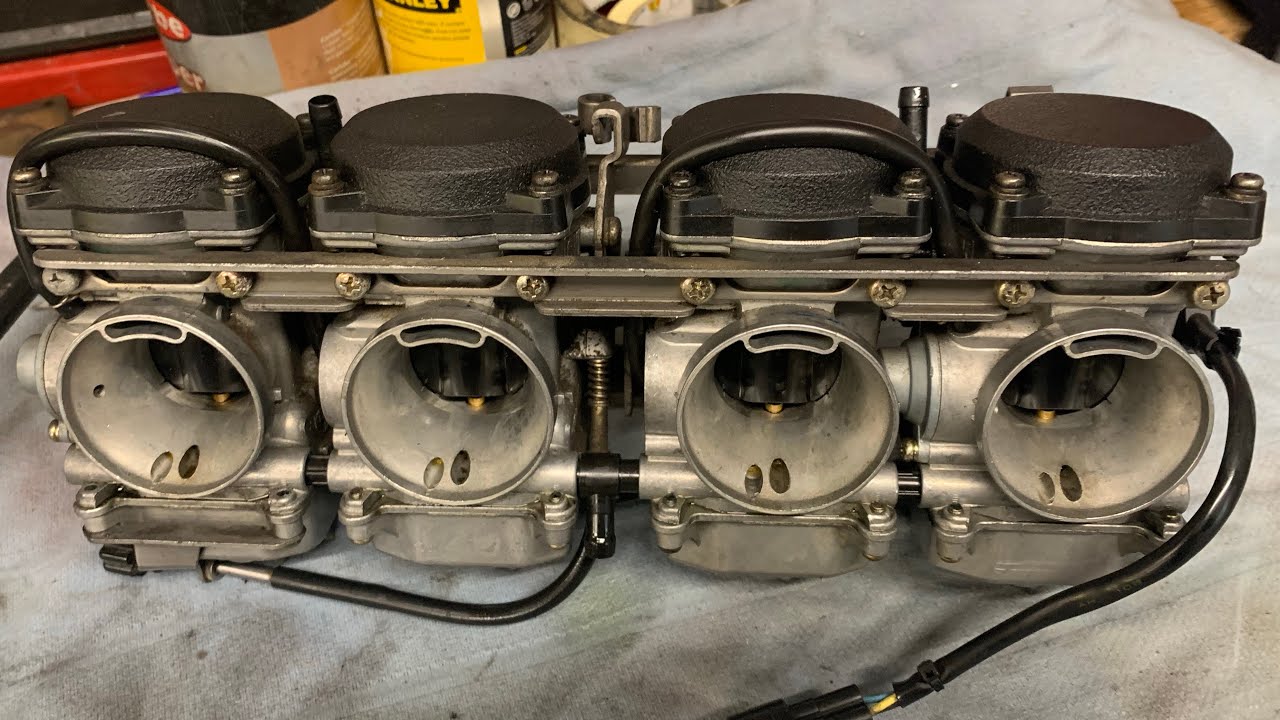 My ZRX1100 Turbo, carb inspection