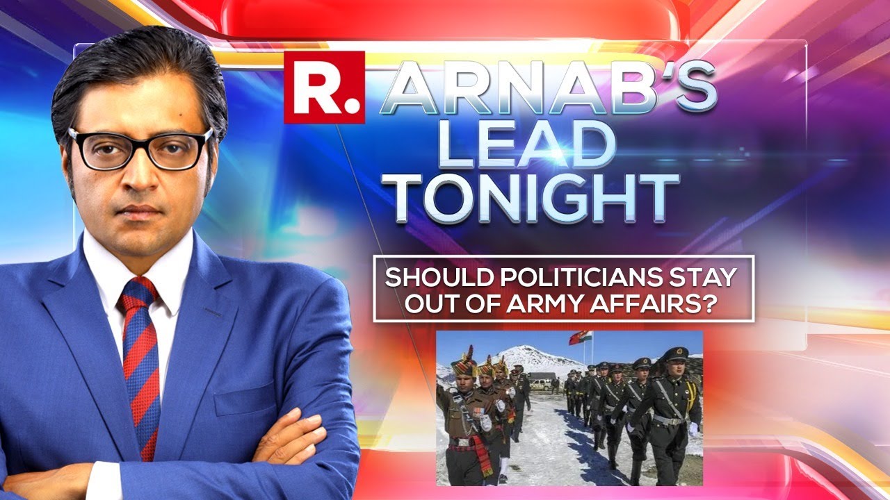 Arnab's Lead Tonight: Congress MP Questions Deployment; Should Unawares Stay Out of Army Affairs?