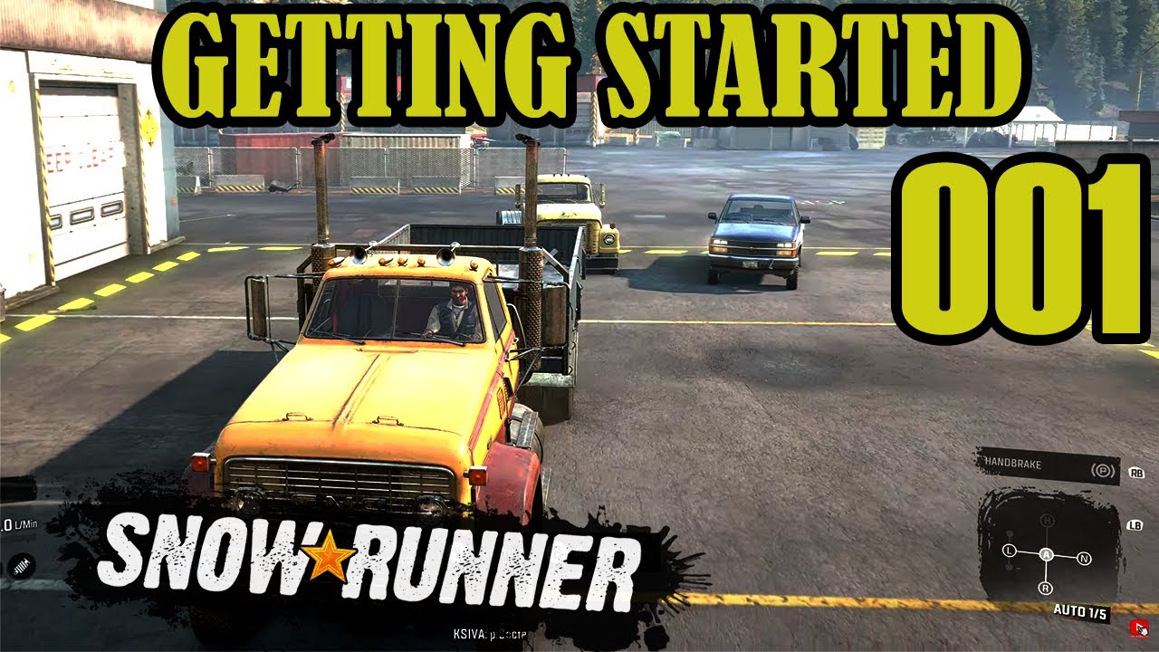 Getting Started! - Black River, Michigan - Snowrunner Playthrough Walkthrough - No Commentary