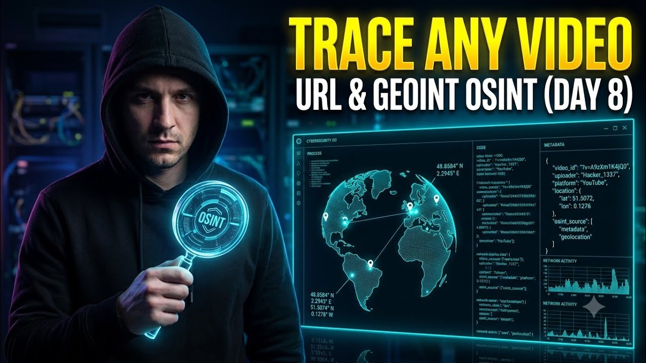 YouTube Video OSINT: Extract Hidden Metadata, GeoINT & Comments | Day 8